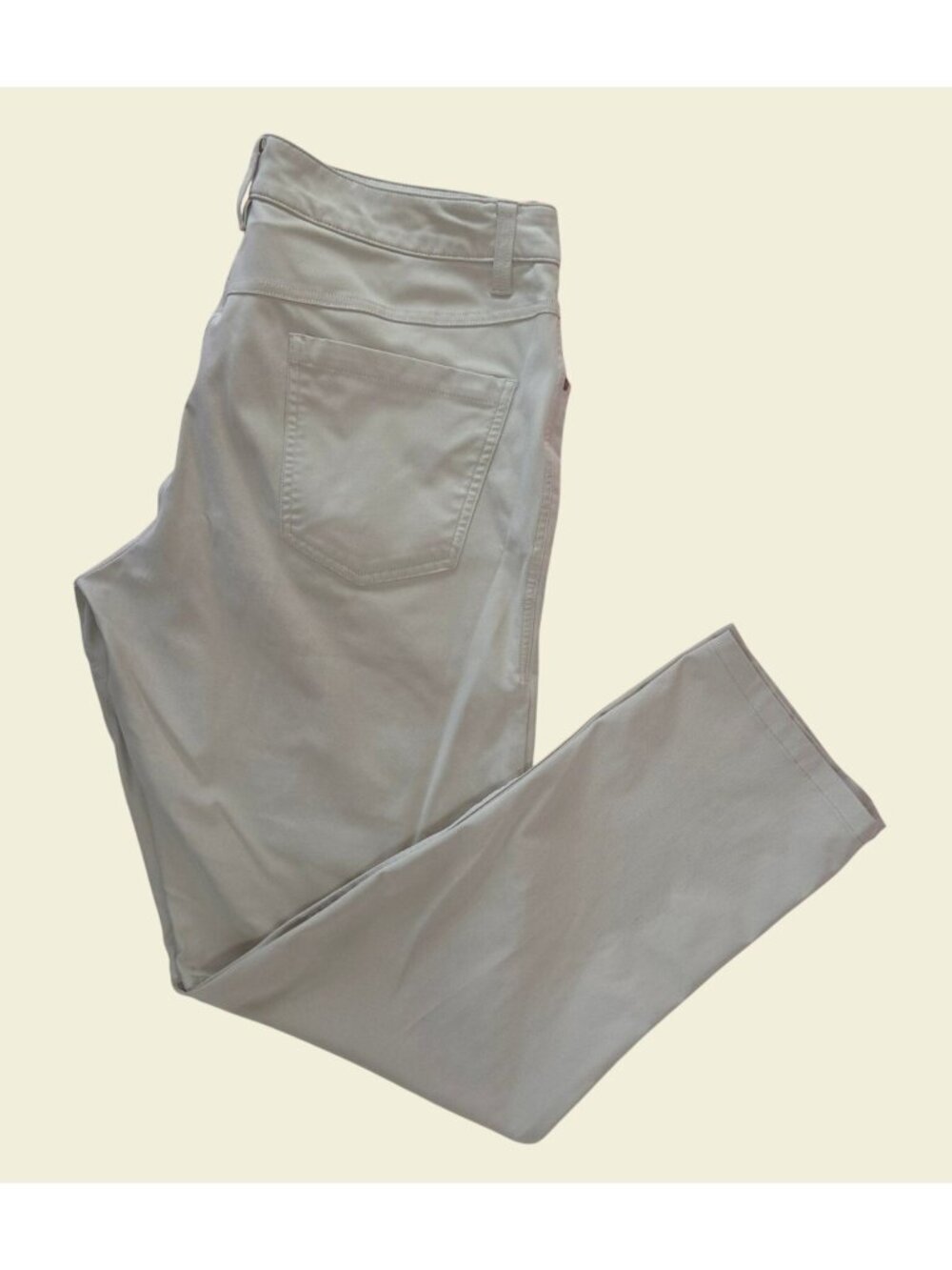Lululemon Mens Khaki Straight-Leg Casual Pants 32x30